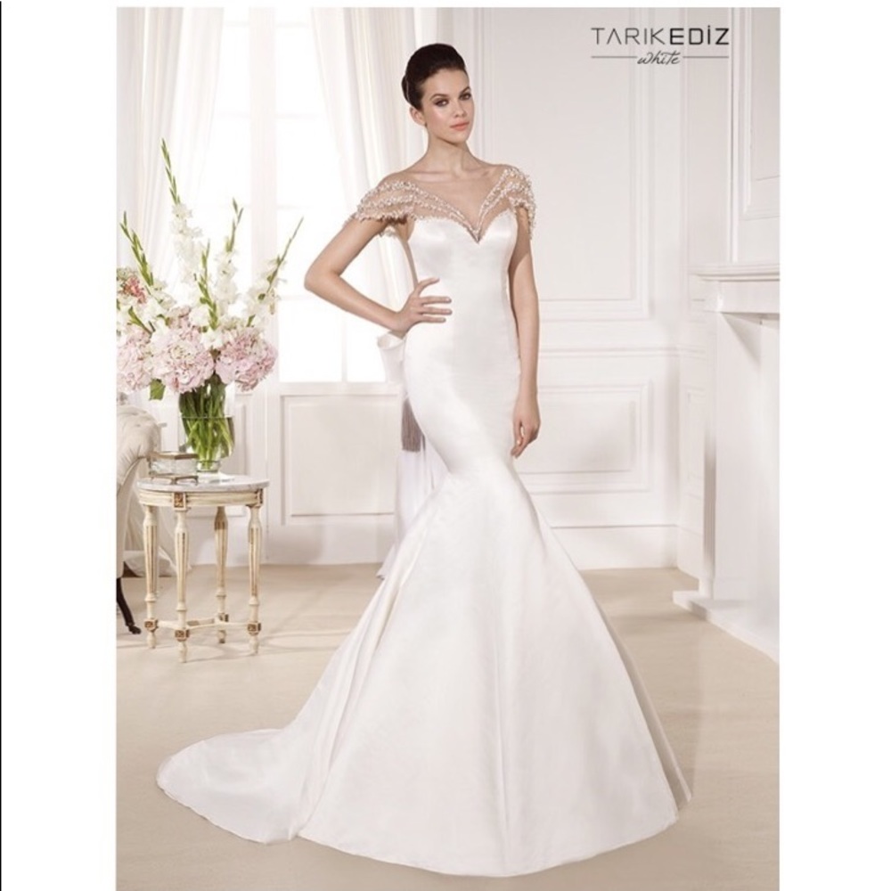 Tarik Ediz White Collection 2018 Wedding Dress